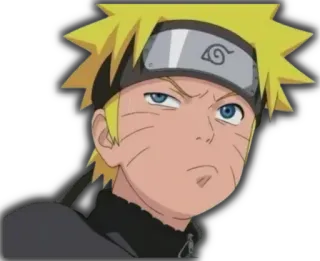 🤔 Naruto Uzumaki Naruto naruto, anime, manga, uzumaki, ninja, personaje, dibujos animados telegram sticker
