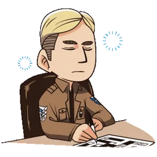 ATTACK ON TITAN @animestickerchannel telegram stickers