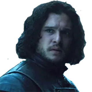 😤 Jon Snow Game of Thrones Jon Snow, Game of Thrones, Fantasy, L'inverno sta arrivando, HBO, Personaggio telegram sticker
