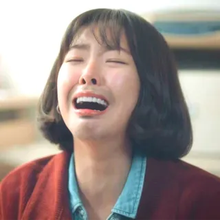 😩 pleurer, femme, triste, émotionnel, détressé, contrarié telegram sticker