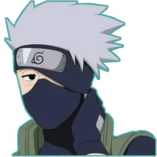 😅 Kakashi Naruto 애니메이션, 나루토, 카카시, 닌자, 만화, 캐릭터, 만화영화 telegram sticker