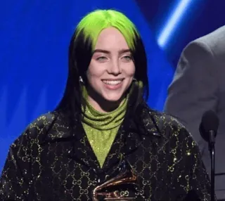 🌊 Billie Eilish นักร้อง, นักดนตรี, คนดัง, รางวัลแกรมมี่ telegram sticker