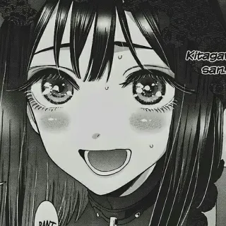 😃 Kitagawa Kitagawa san Anime, Mangá, Japonês, Garota telegram sticker