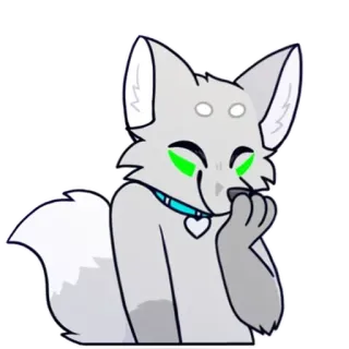 😆 fictional wolf telegram sticker