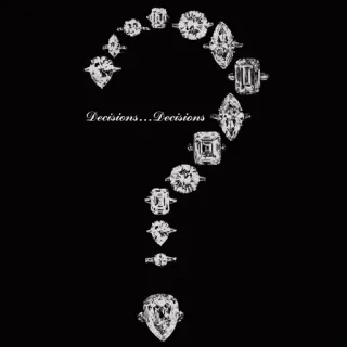 ❔ Decisions...Decisions gioielli, diamanti, anelli, lusso, punto interrogativo, scelte, decisioni, ricchezza telegram sticker