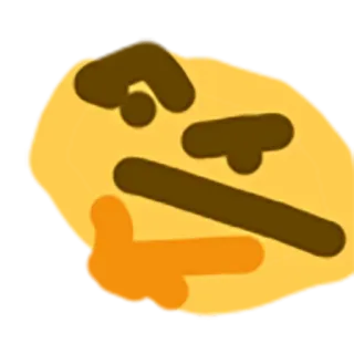 🤔 denken, nadenken, idee, hersenen, geest, nadenkend telegram sticker