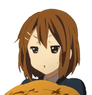 🗿 Yui Hirasawa K-On! Anime, K-On, Yui, Yui Hirasawa, Mignon, Drôle whatsapp sticker