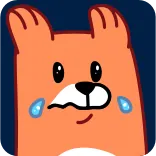 😭 Dibujo animado, Animal, Expresión, Triste, Lindo telegram sticker