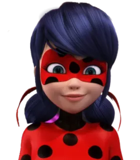 🙂 Ladybug Miraculous: Tales of Ladybug & Cat Noir божья коровка, Леди Баг, Леди Баг и Супер-Кот, мультяшный персонаж telegram sticker