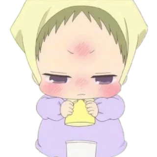 😩 อนิเมะ, เด็กทารก, น่ารัก, การ์ตูน, จิบิ telegram sticker