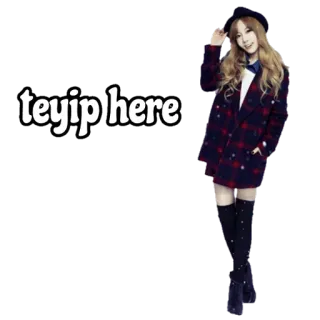 Taeyeon.yïp by @darkblck telegram stickers