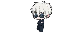 ✨ Satoru Gojo Jujutsu Kaisen Anime, Chibi, Gojo, Satoru, Jujutsu Kaisen telegram sticker