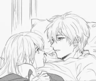 ❤️ Anime, Coppia, Romance, Manga telegram sticker