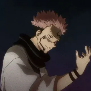 ✨ Ryomen Sukuna Jujutsu Kaisen Anime, Manga, Fluch, Dämon, Zauberer whatsapp sticker