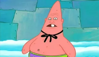🕸 Patrick Star Spongebob Squarepants Desenho animado, Engraçado, Bob Esponja, Patrick, Estrela, Estranho whatsapp sticker