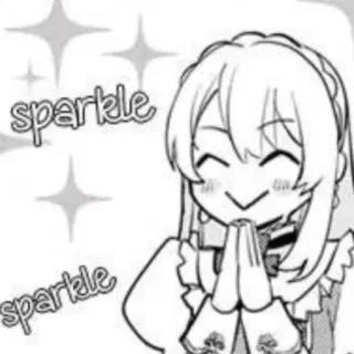 😊 sparkle
sparkle Anime, Mangá, Fofo, Brilho, Chibi, Kawaii telegram sticker