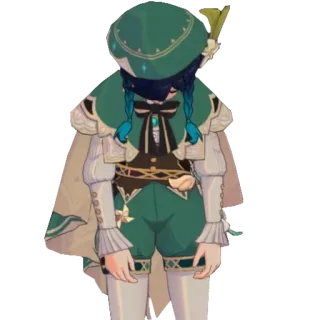 😞 Venti Genshin Impact venti, genshin impact, personagem anime, videogame telegram sticker