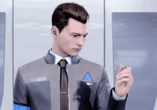 🥇 Connor Detroit: Become Human Android, RK800, onderzoeker, politie, videogame telegram sticker
