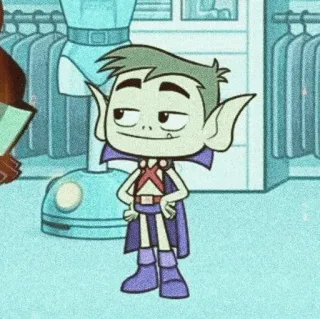 🐍 Beast Boy Teen Titans cartoni animati, supereroe, fumetti, personaggio, Teen Titans, Beast Boy telegram sticker