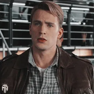 🛡 Captain America Marvel Chris Evans, superhero, Steve Rogers, Marvel, Captain America telegram sticker