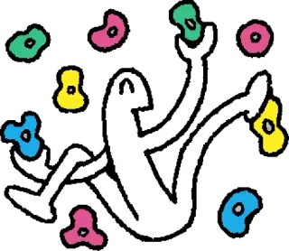 🧗‍♀️ Arrampicata, Boulder, Sportiva, Fitness, Esercizio telegram sticker