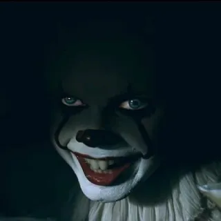 🤡 Pennywise It Payaso, Terror, Película, Miedoso, Pennywise telegram sticker