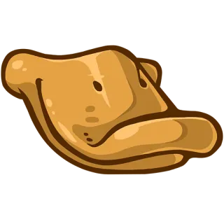 🎭 cartoon, cookie, sweet, baked, dessert, food, happy telegram sticker