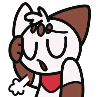 😞 アニメ, キャラクター, 手を振る, 可愛い, アニメーション telegram sticker