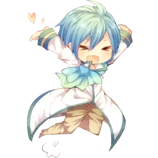 😆 Anime, Chibi, Dễ thương, Nhân vật, Kawaii, Manga telegram sticker