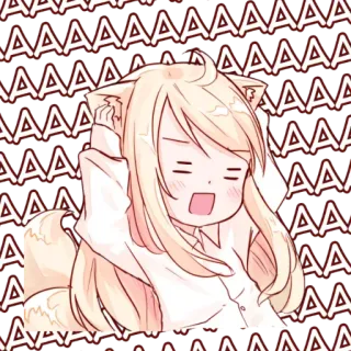 😱 AAAAAAAAAAA
ΑΑΑΑΑΑΑAAA
AAAA
AAA
AAA
AAA
=
AAA
AA
A
AA
A
AA
A
AA
A anime, catgirl, yawning, exhausted whatsapp sticker