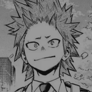 🩹 Eijiro Kirishima My Hero Academia Eijiro Kirishima, My Hero Academia, Anime, Manga, Charakter, Held telegram sticker