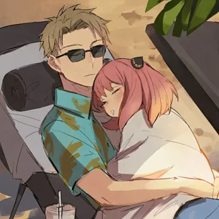 ❤️ Anya Forger Spy x Family Anime, Famille, Espion, Comédie, Dessin animé, Mignon, Série TV telegram sticker