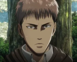 🥺 Jean Kirstein Attack on Titan Anime, Jean Kirstein, Ataque a los Titanes, Shingeki no Kyojin telegram sticker