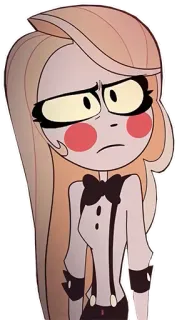 😶 Charlie Morningstar Hazbin Hotel hazbin hotel, charlie, morningstar, kartun, karakter telegram sticker