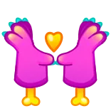 🫶 Hände, Herz, Liebe, Geste, Emoji telegram sticker