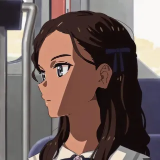 🌚 Anime, Mädchen, Porträt, Cartoon, Kunst telegram sticker
