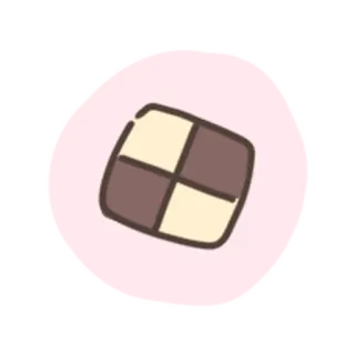 💓 Keks, Dessert, Essen, Quadratisch, Süß, Gebäck, Backen whatsapp sticker