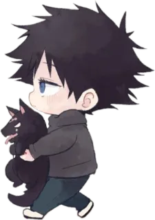 🐺 Anime, Chibi, Junge, Hund, Süß, Cartoon whatsapp sticker