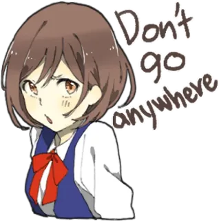 Yandere Girlfriend Sticker ENG :: @line_stickers telegram stickers