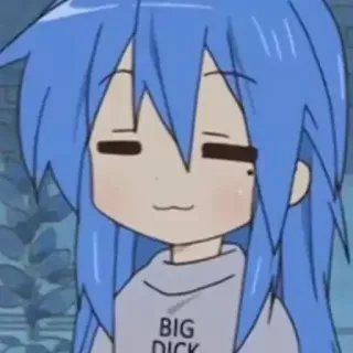 🍁 BIG DICK offensivo, anime, personaggio, meme telegram sticker