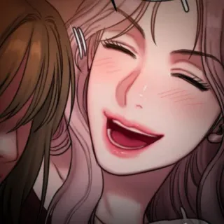 👙 Frau, lächelnd, Porträt, Haare, Gesicht telegram sticker