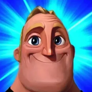 😊 Mr. Incredible The Incredibles sr. incrível, meme, desenho animado, animado, personagem whatsapp sticker