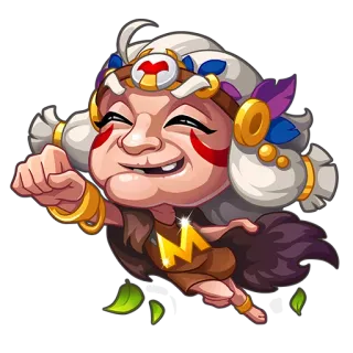 🤛 Cartoon, Hexe, Fliegend, Magisch, Charakter, Fantasy telegram sticker