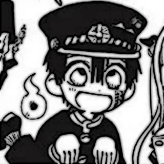 🔭 Hanako-kun Toilet-bound Hanako-kun Anime, Manga, Fantôme, École, Surnaturel telegram sticker