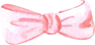 🎀 rosa, schleife, schleife, aquarell whatsapp sticker