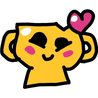 ❤ trofeo, amore, cuore, premio, carino, cartone animato, festa telegram sticker