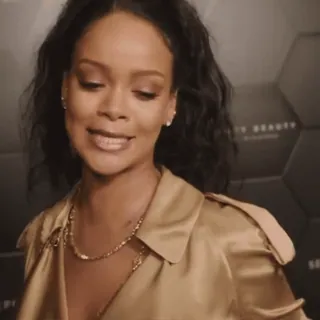 ๐ Rihanna singer, celebrity, woman, portrait, beauty, fashion whatsapp sticker