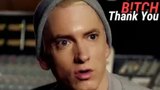 😊 Eminem Bitch Thank You Eminem, musique, mots vulgaires, merci telegram sticker