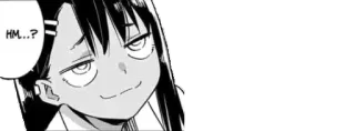 🤔 Nagatoro Don't Toy with Me, Miss Nagatoro HM...? Anime, Manga, Petulante, Expresión facial, Nagatoro, No me rayes Nagatoro telegram sticker