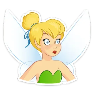 😳 Tinkerbell cartoon, fairy, magic, disney telegram sticker